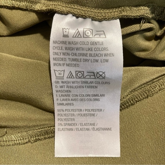 LISA RINNA COLLECTION Sz M Wide Leg Cargo Pull On Slinky Jersey Knit Pants - Picture 9 of 10